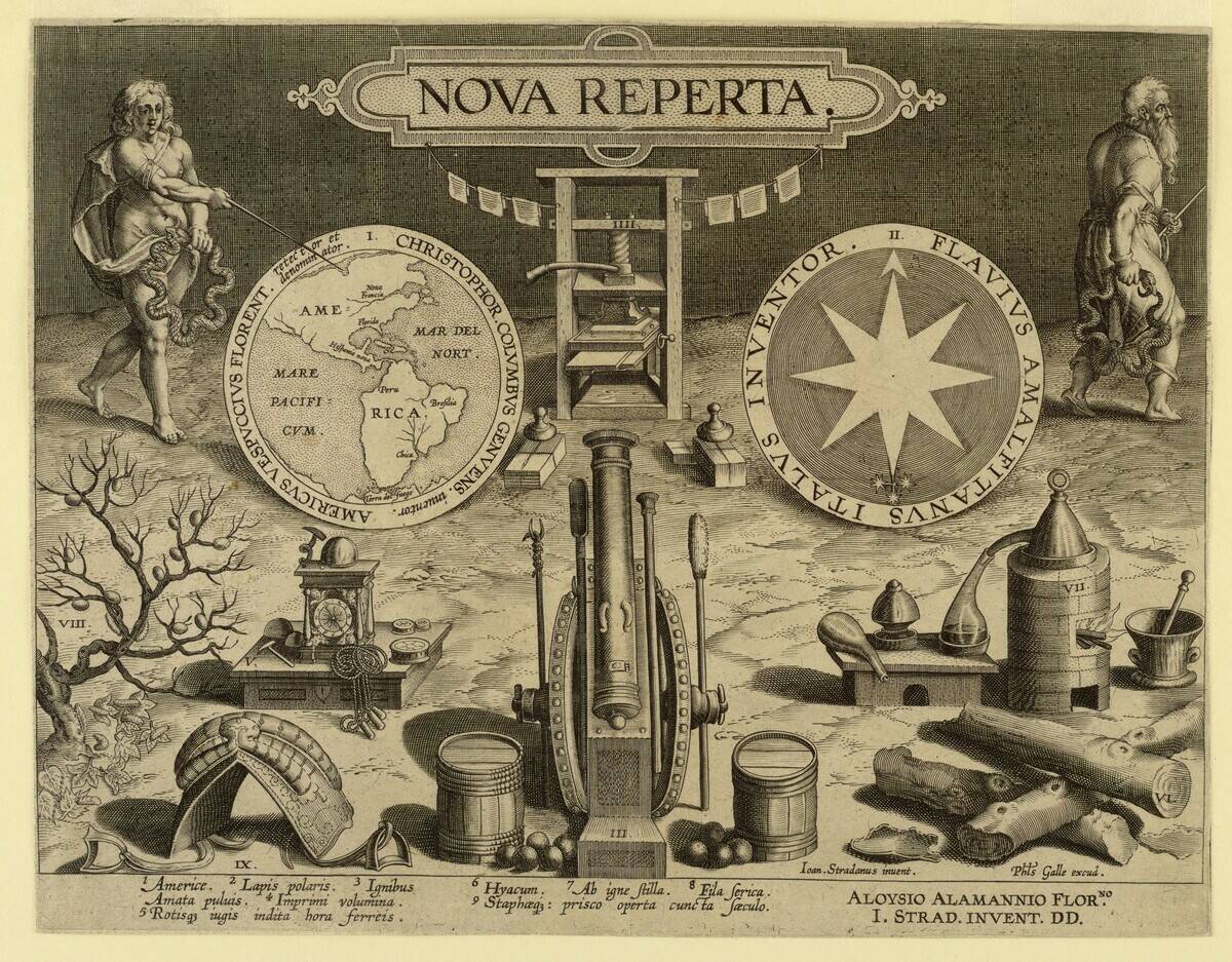 Title page of “Nova Reperta”