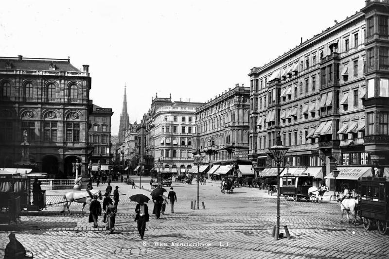 Vienna (Austria). Kaerntnerstrasse (the street of