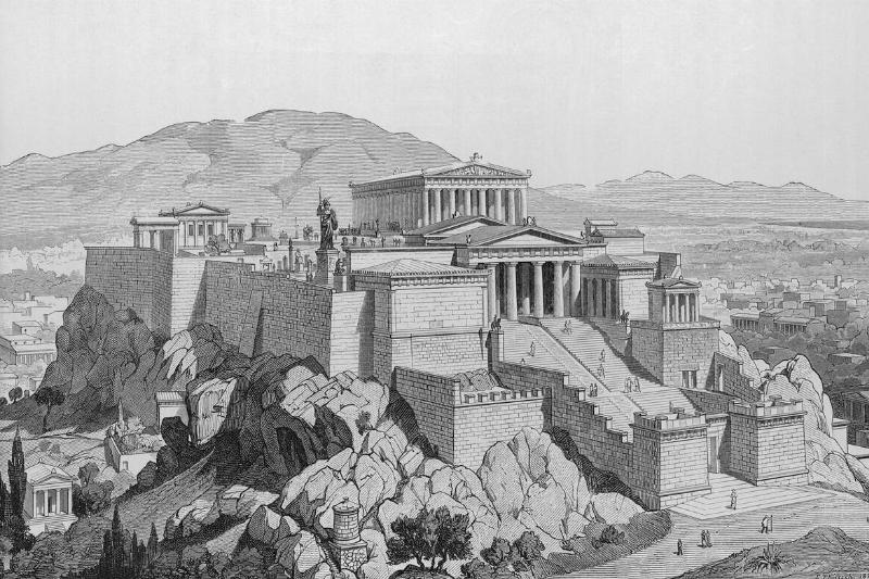 View Of The Acropolis