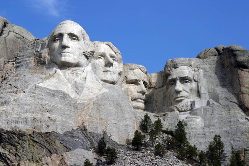 Mount Rushmore Monument. 