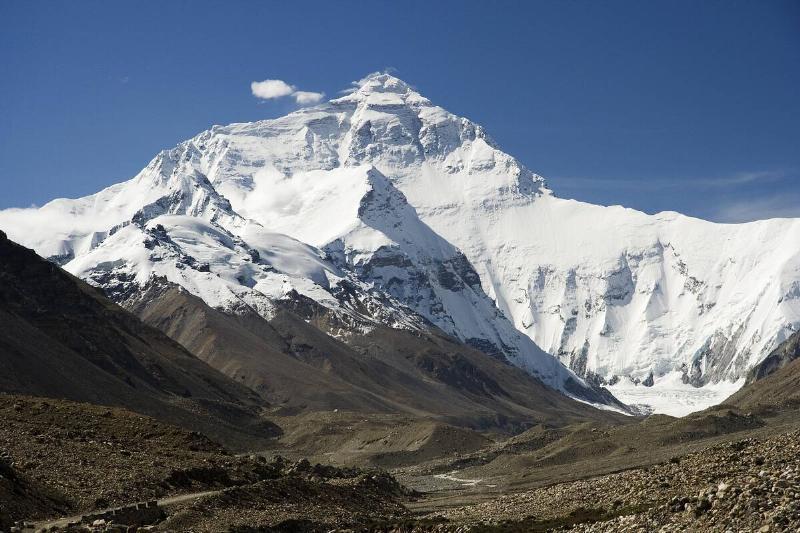 Mount Everest's Northern Face.