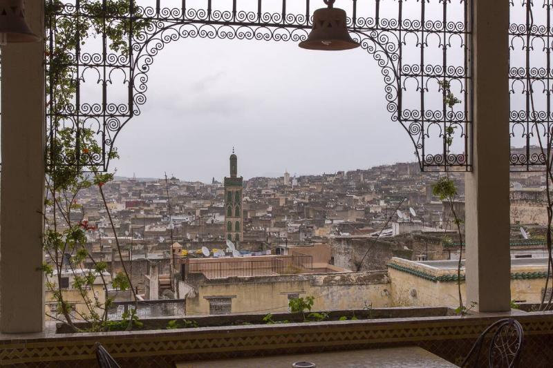 View of the Fez, Morocco. 