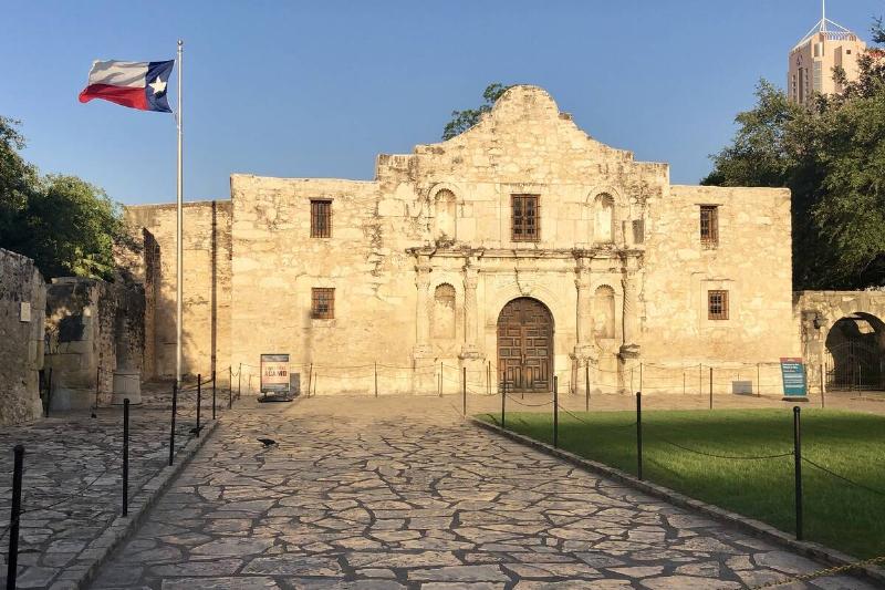 The Alamo in Texas.