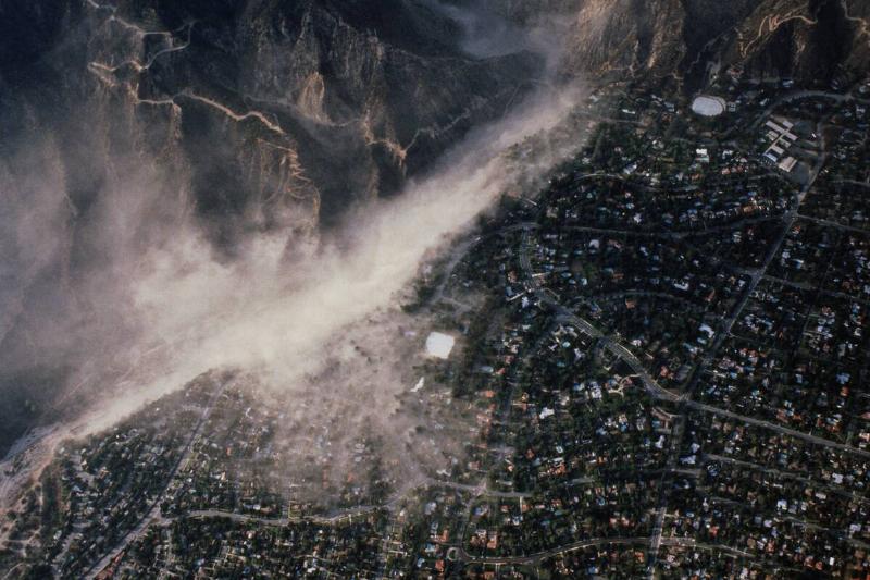 Aerial Taken During The 1987 Whittier Narrows Earthquake