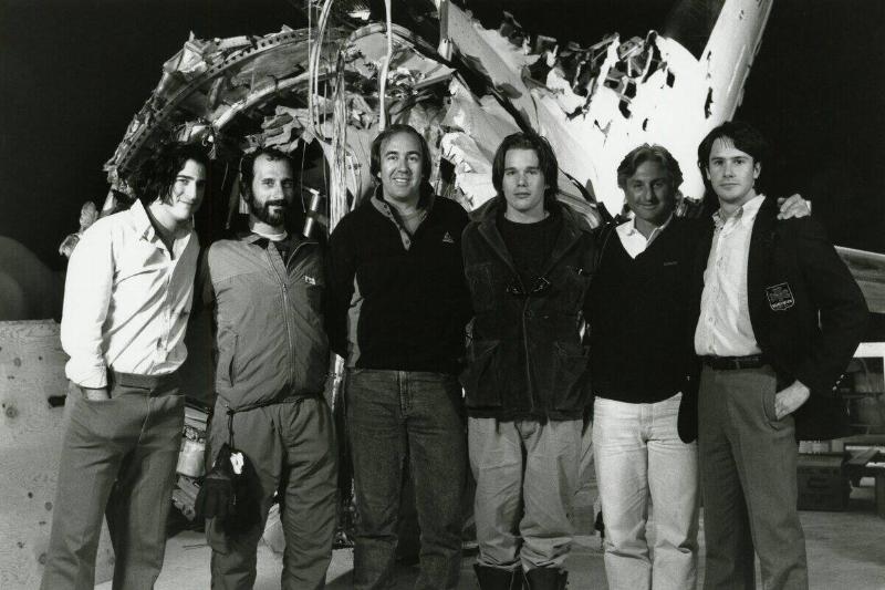 Behind the scenes photo from 'Alive.'