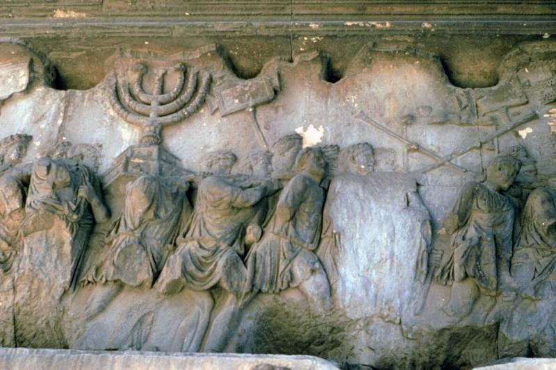 Arch of Titus, Rome, Italy, 1st century AD.