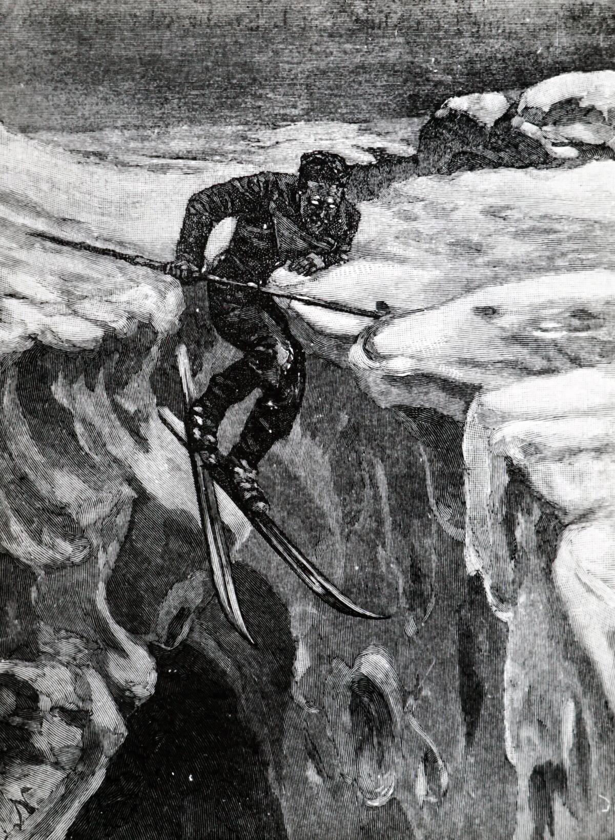 Arctic Exploration: HMS Pioneer and HMS Resolute off Cape Hotham