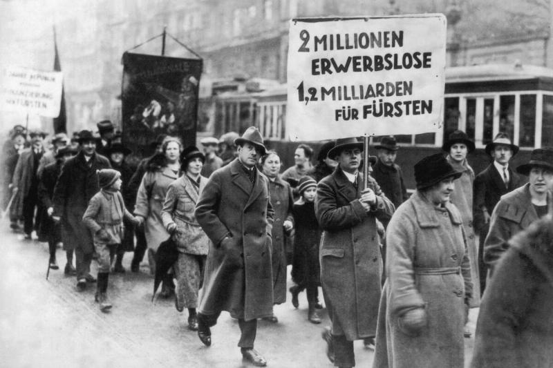 Berlin Unemployed Demonstration