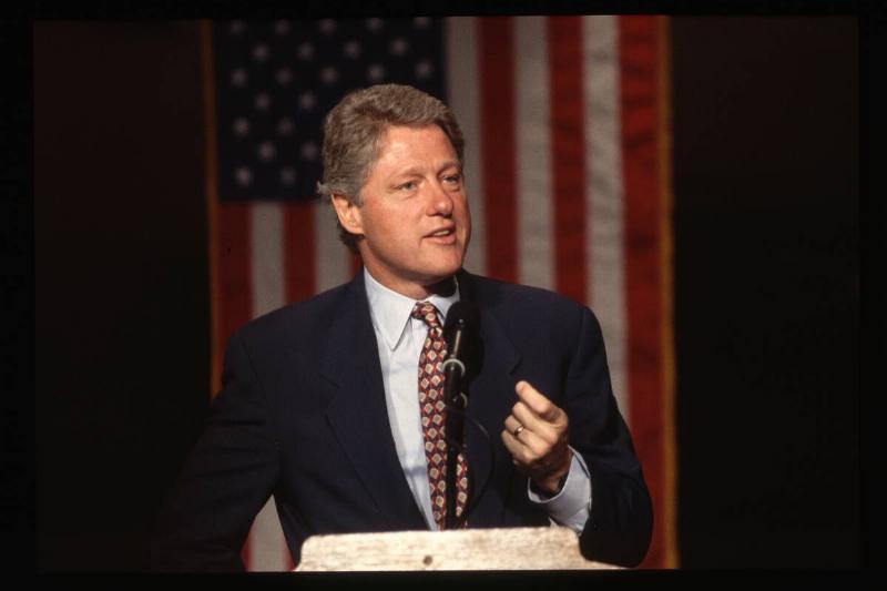 Bill Clinton Campaigning