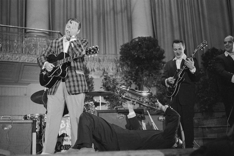 Bill Haley And The Comets. Vienna Konzerthaus. 1958. Photograph By Franz Hubmann.