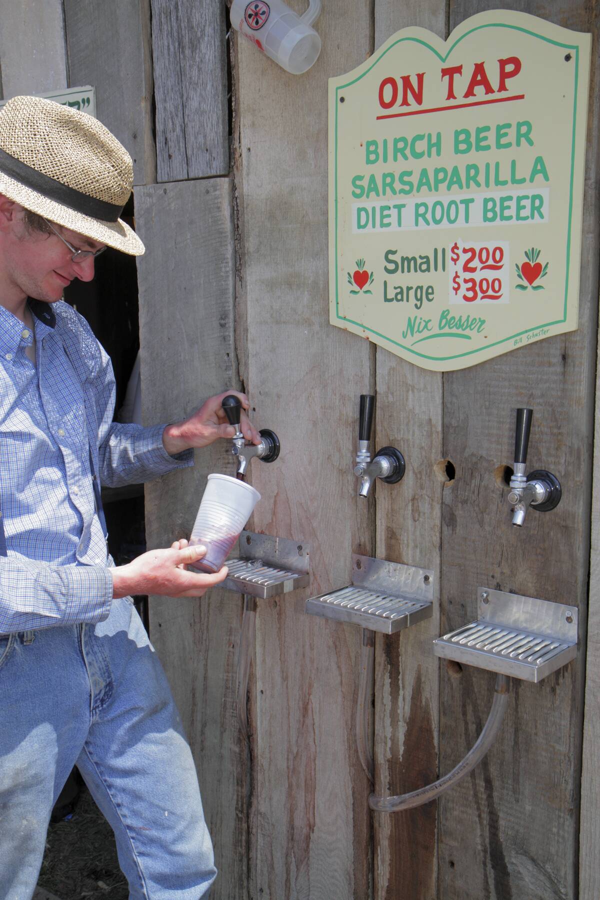 Birch beer on tap at the Kutztown Folk Festival.