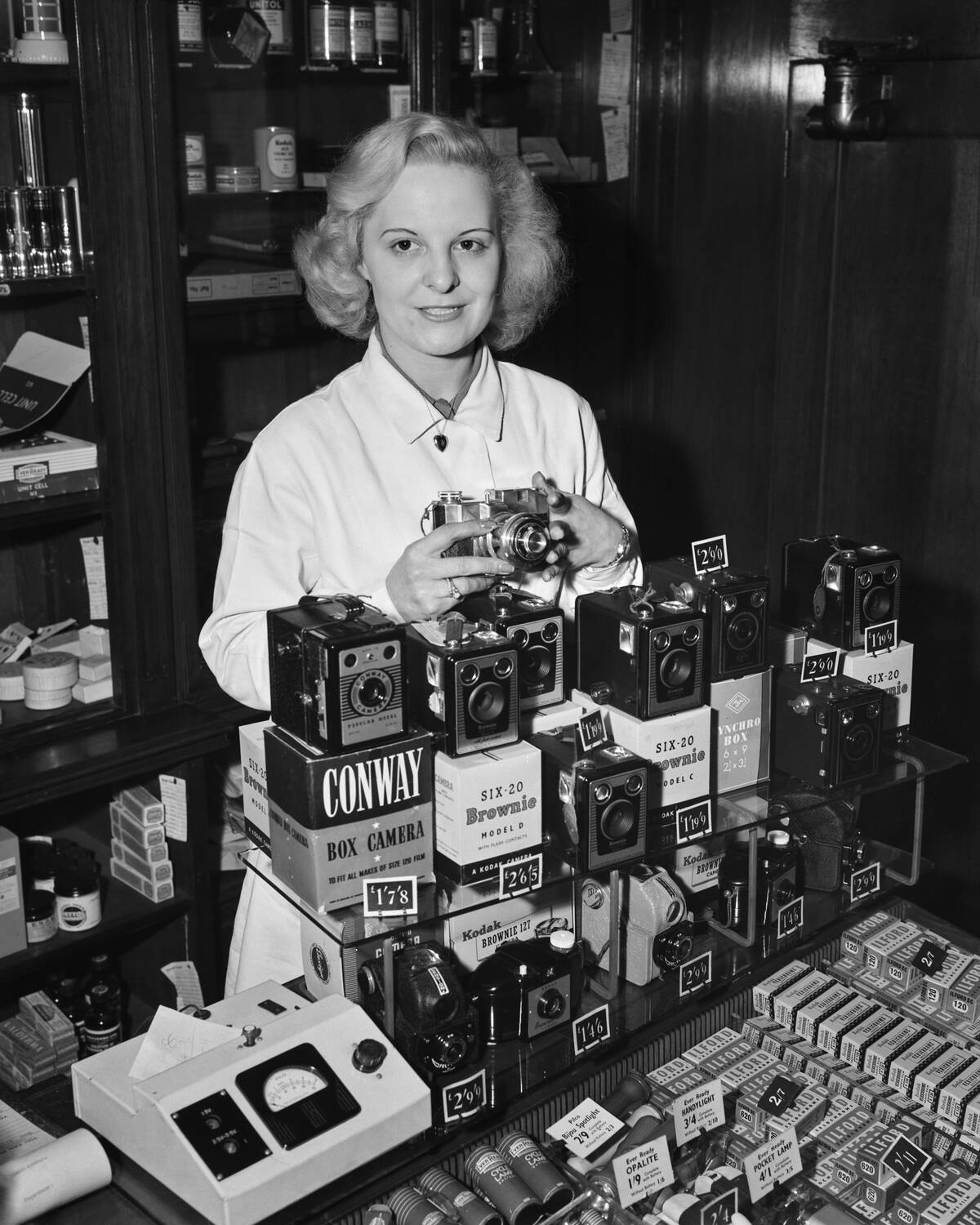 Boots Store Camera Counter, 1954