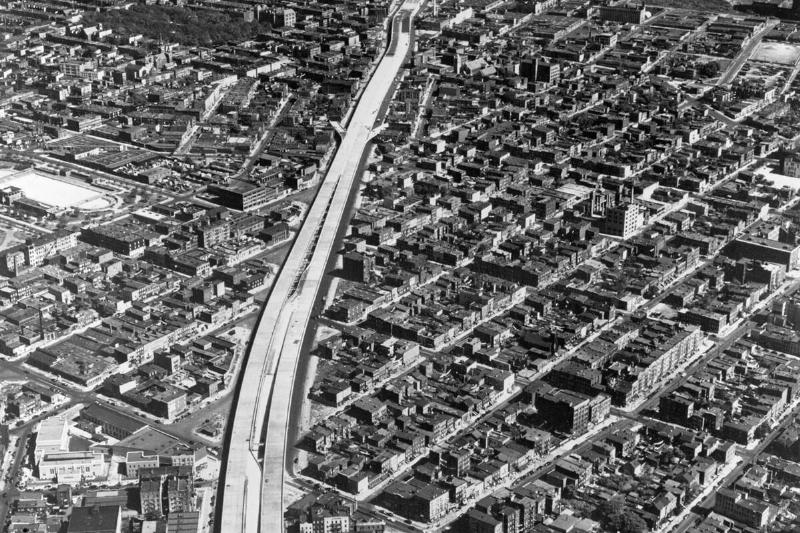 Brooklyn-Queens Expressway Under Construction