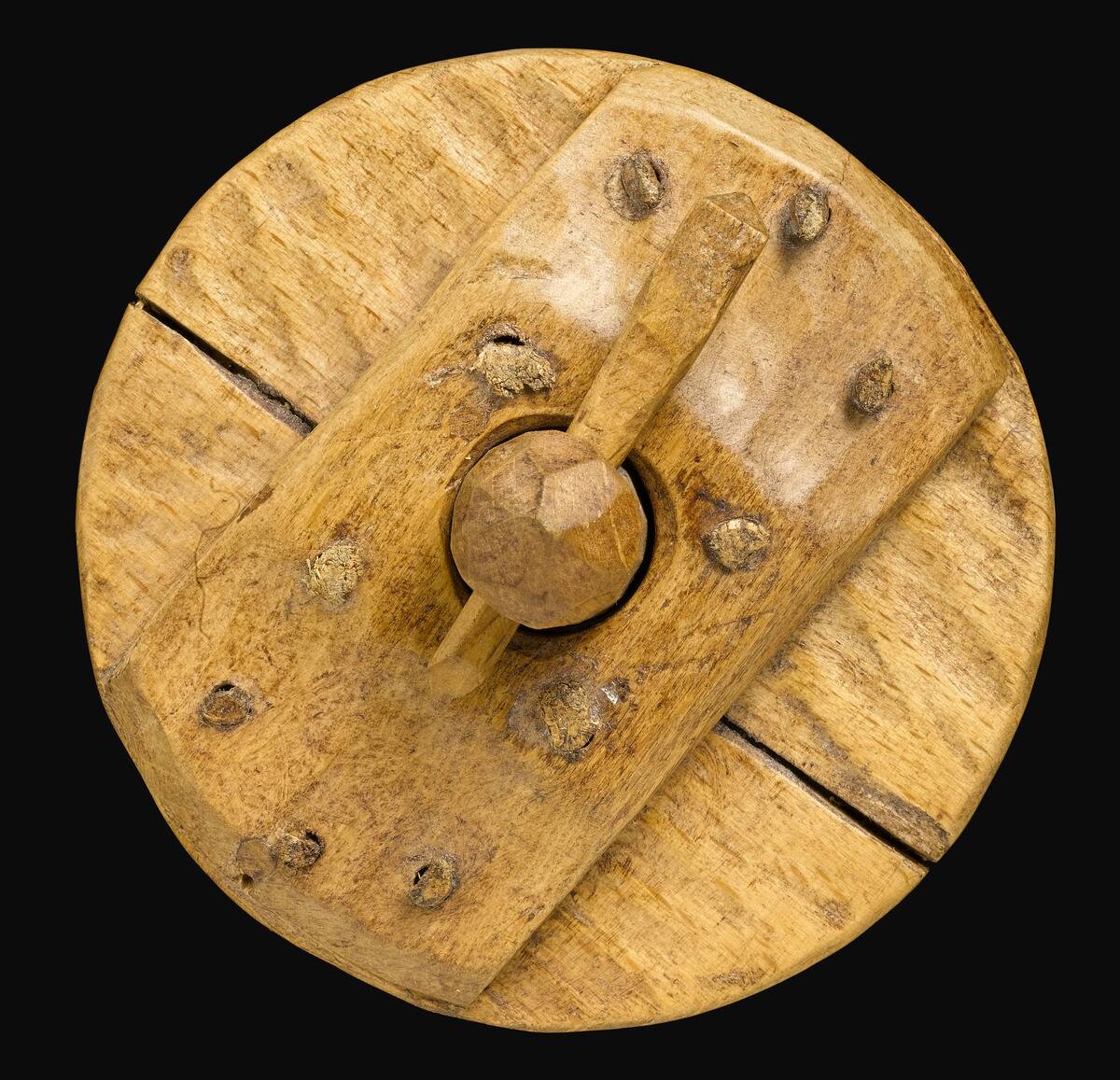 Chariot wheel, probably c 2000 BC.