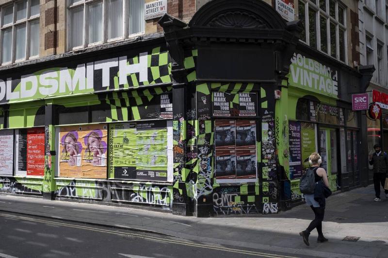 Closed Down Vintage Shop In London