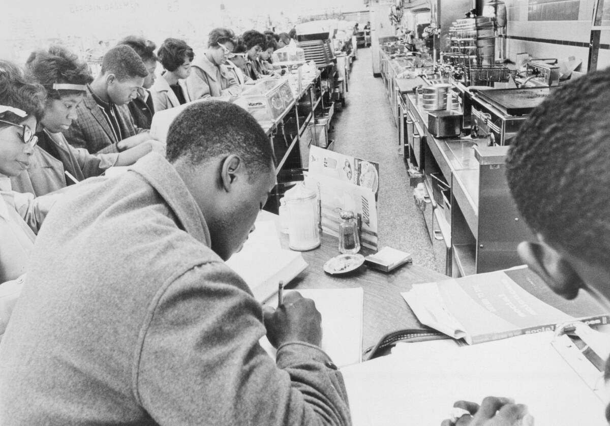 Customers Waiting for Service at Counter