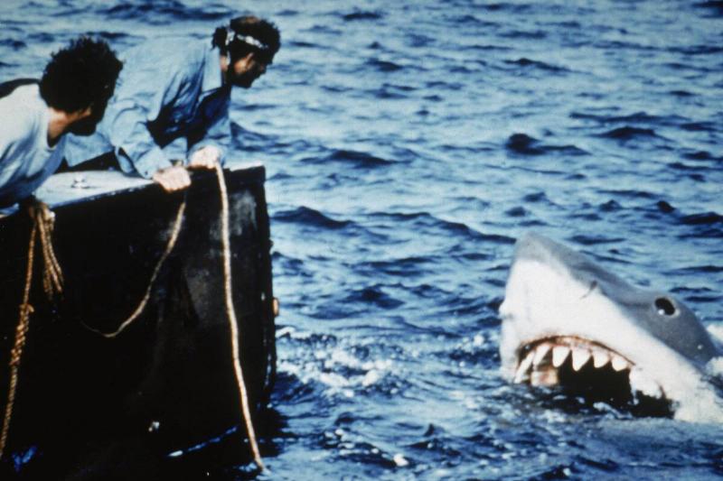 Dreyfuss & Shaw Fishing In 'Jaws'