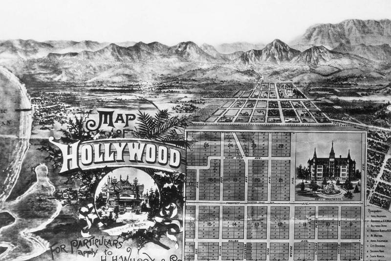 Early Map of Holllywood