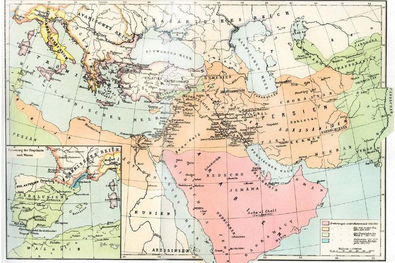 Empire of the Caliphate, in 750 -