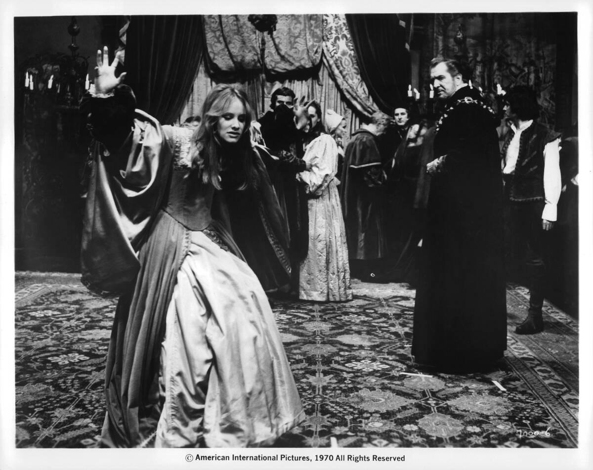 Esse Persson And Vincent Price In 'Cry Of The Banshee'