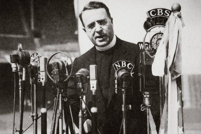 Father Charles E Coughlin Canadian-Born Catholic Priest Late 1930s