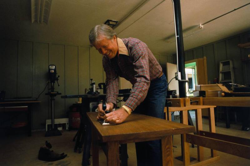 Former President Jimmy Carter Sanding Table