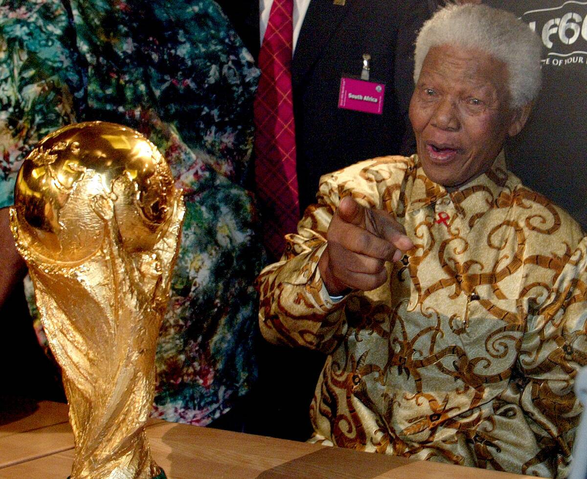 Former South African president Nelson Ma