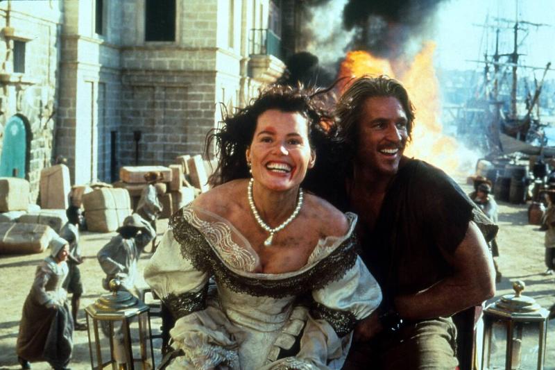 Geena Davis And Matthew Modine In 'Cutthroat Island'