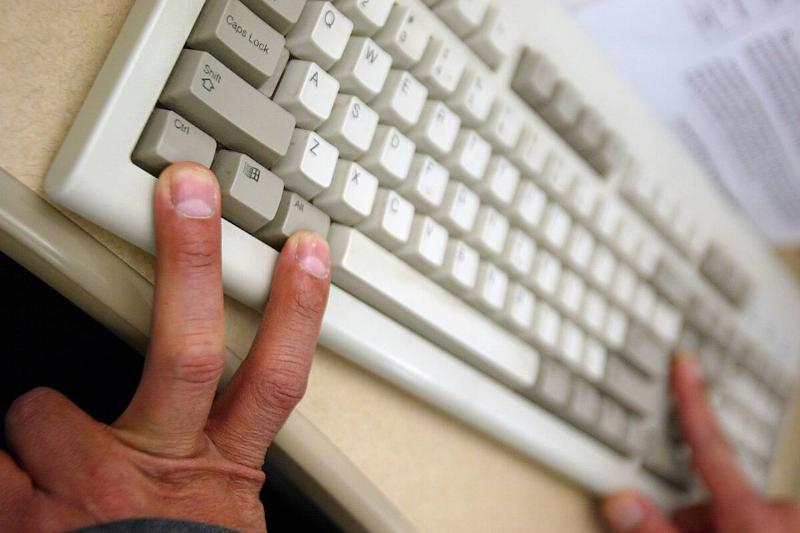 Generic computer keyboard showing the Ctrl Alt delet keys for a story about the guy who invented con