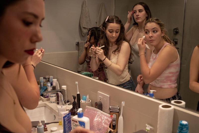 Getting ready for prom