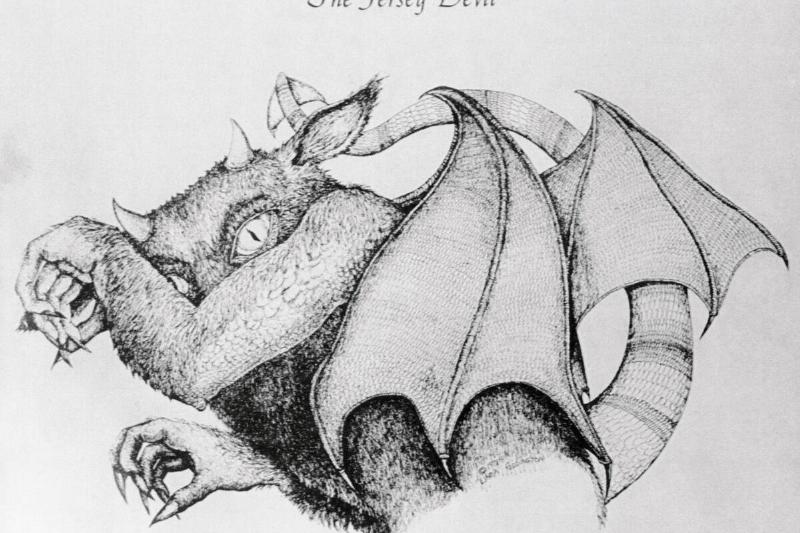 Illustration of the Mythological Jersey Devil
