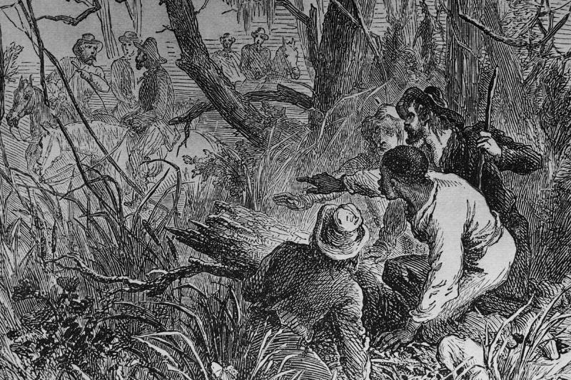 Illustration Of The Underground Railroad