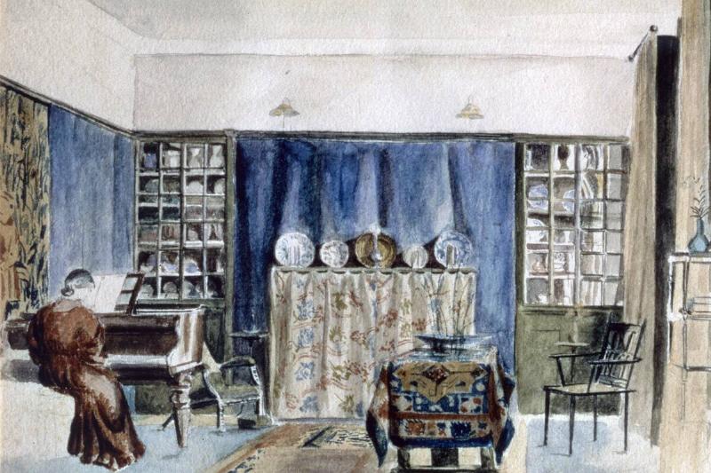 Interior Of Kelmscott Manor Oxfordshire Late 19th Century