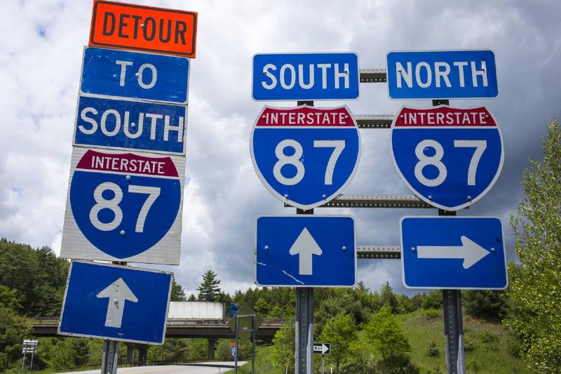 Interstate 87 Highway Markers