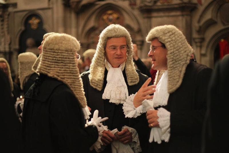 Judges Attend Their Annual Service Of Thanksgiving At Westminster Abbey