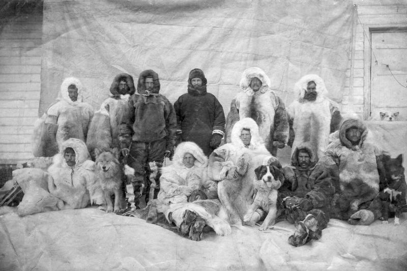 Members Of The Expedition During The First Wintering