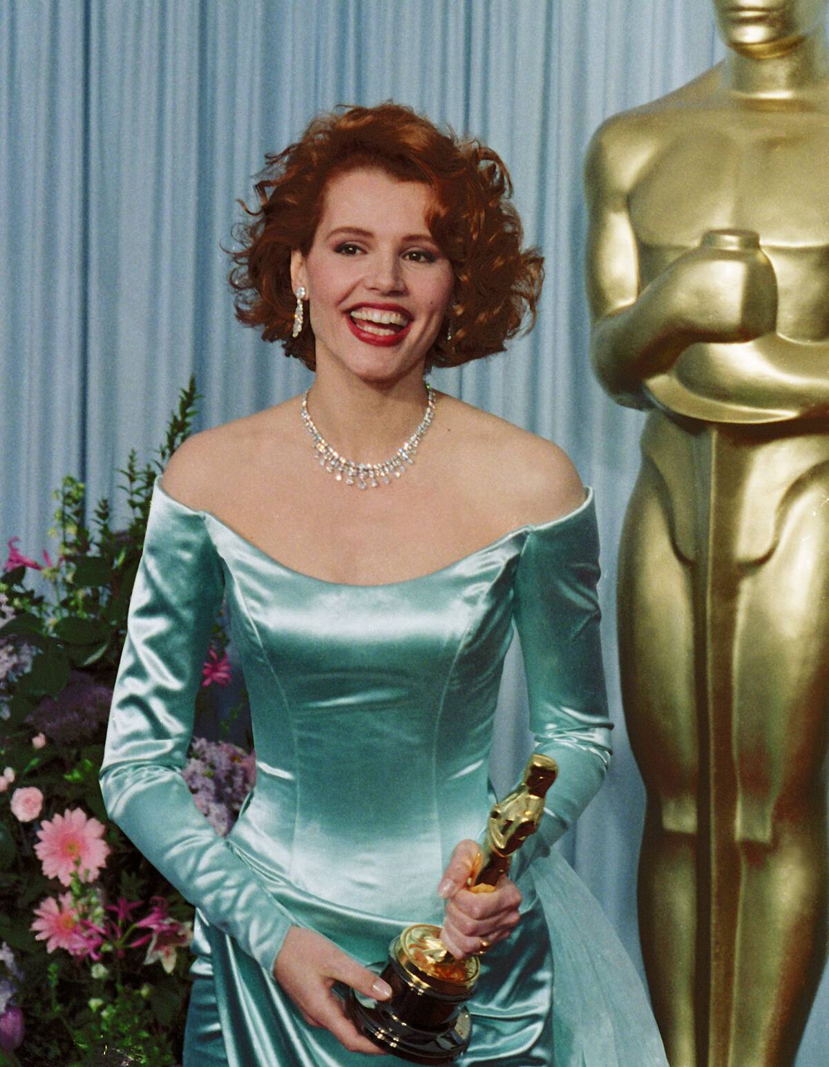 Oscar Winner Geena Davis at Academy Awards 1989
