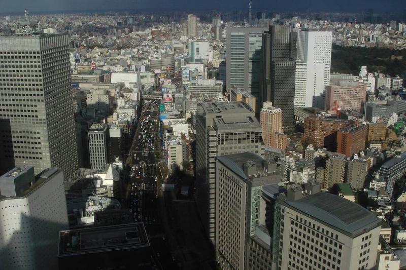 Overview From Shinjuku In Tokyo, Japan -
