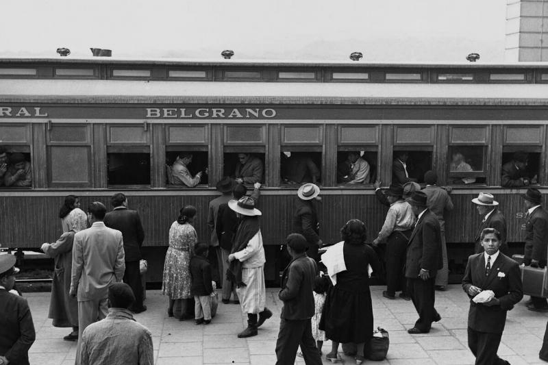 Passengers at Railroad Station in JuJuy Province