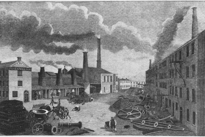 Peel and Williams Foundry, Manchester, 1814.