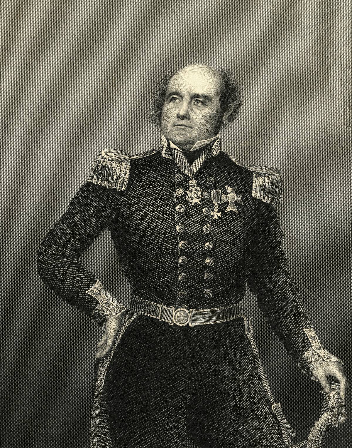 Portrait of Admiral Sir John Franklin