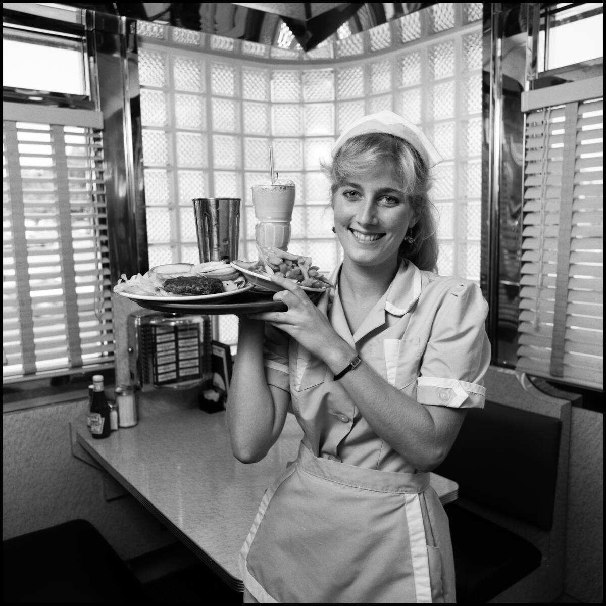 Portrait Of Dianne Booth Waitress