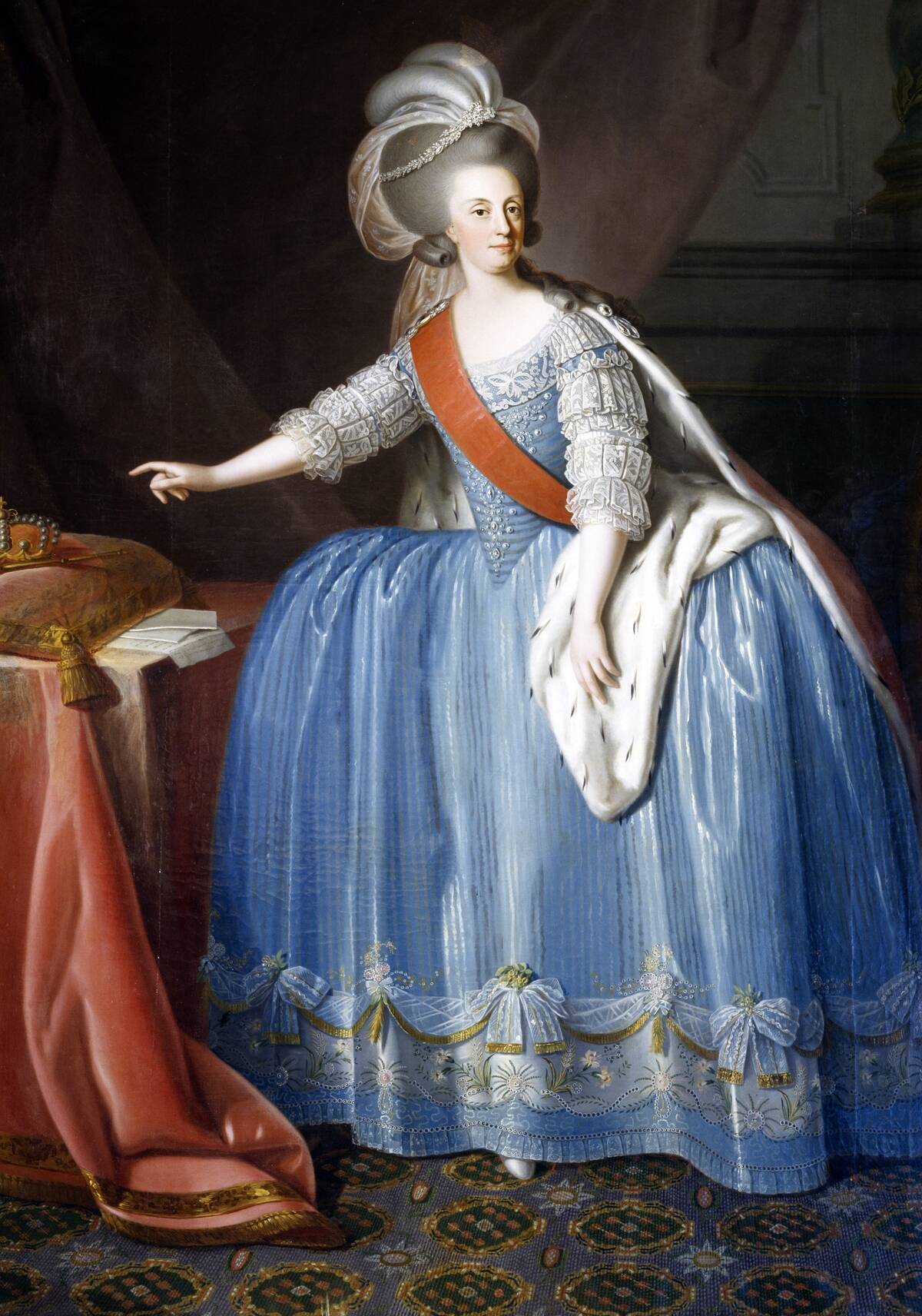Portrait of Maria I of Portugal...