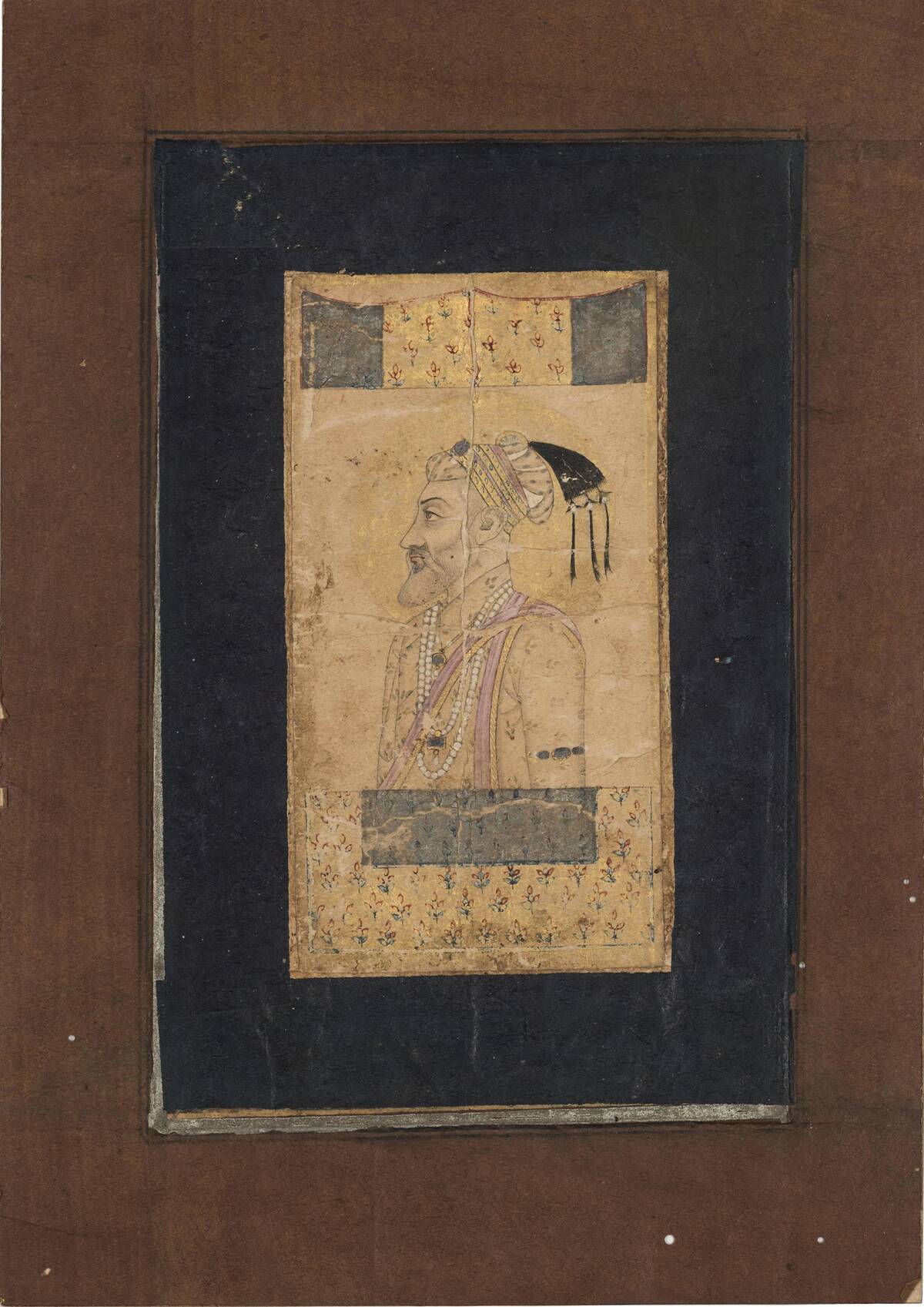Portrait Of Mughal Emperor Aurangzeb