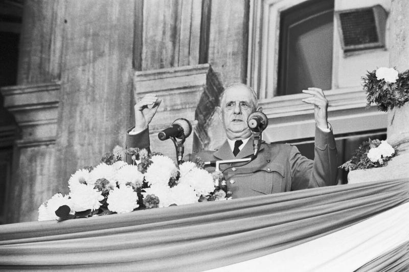 President Charles De Gaulle in Quebec