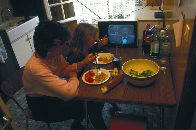 Repas devant la télévision