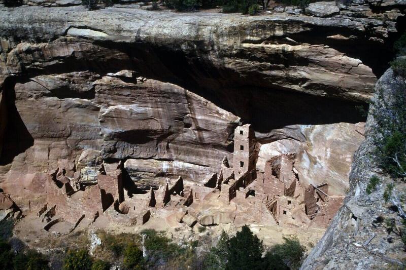 Square Tower House-Indian Dwelling