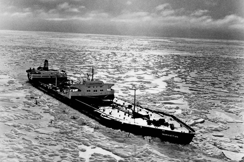 SS Manhattan In The Arctic