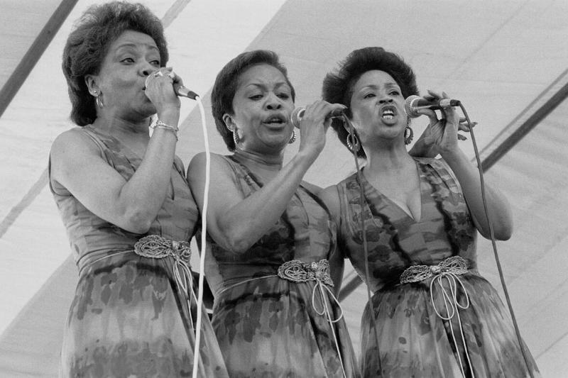 Staples Singers Perform At The New Orleans Jazz Fest