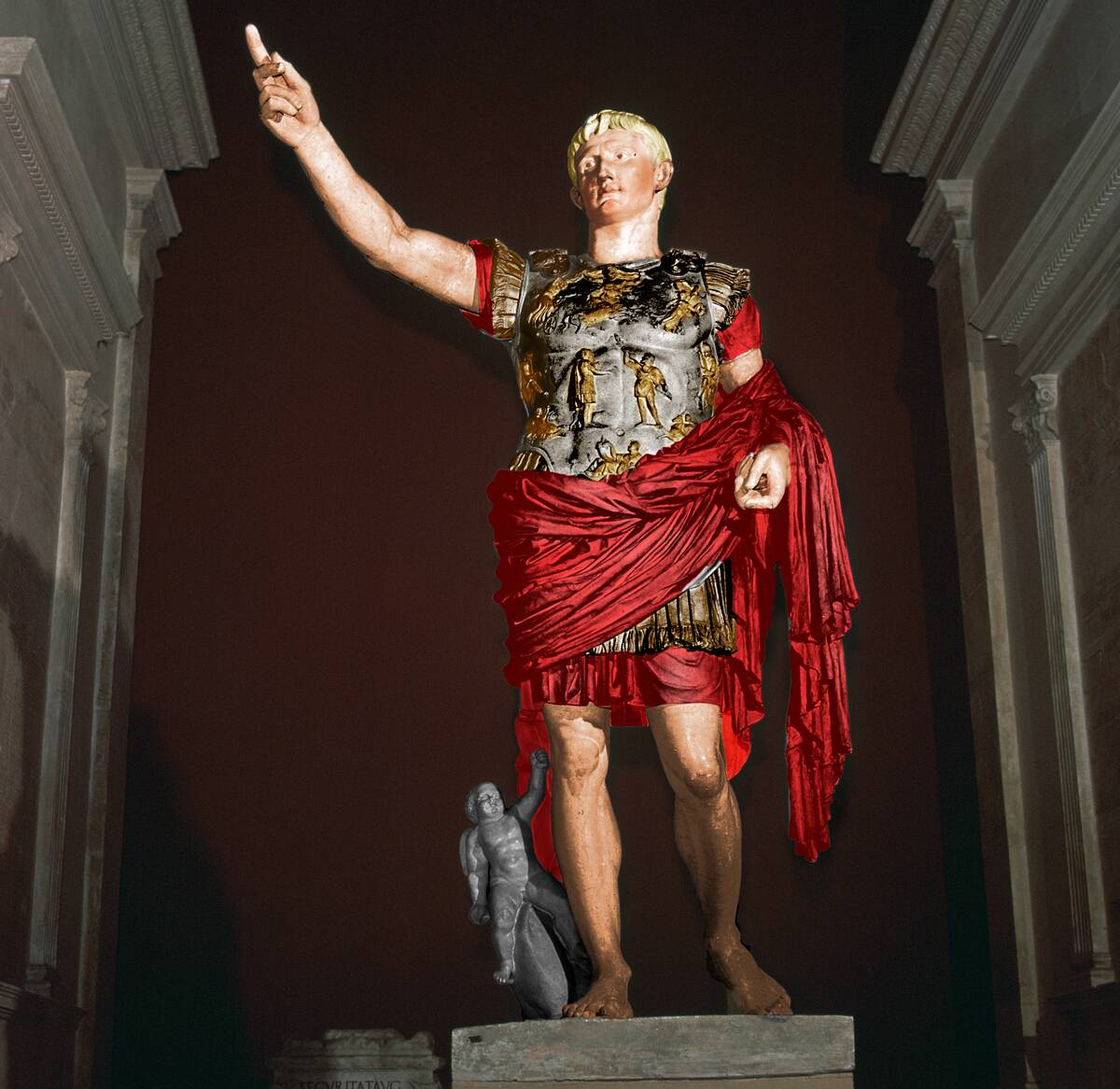 Statue Of The Roman Emperor Augustus, 1St Century Bc